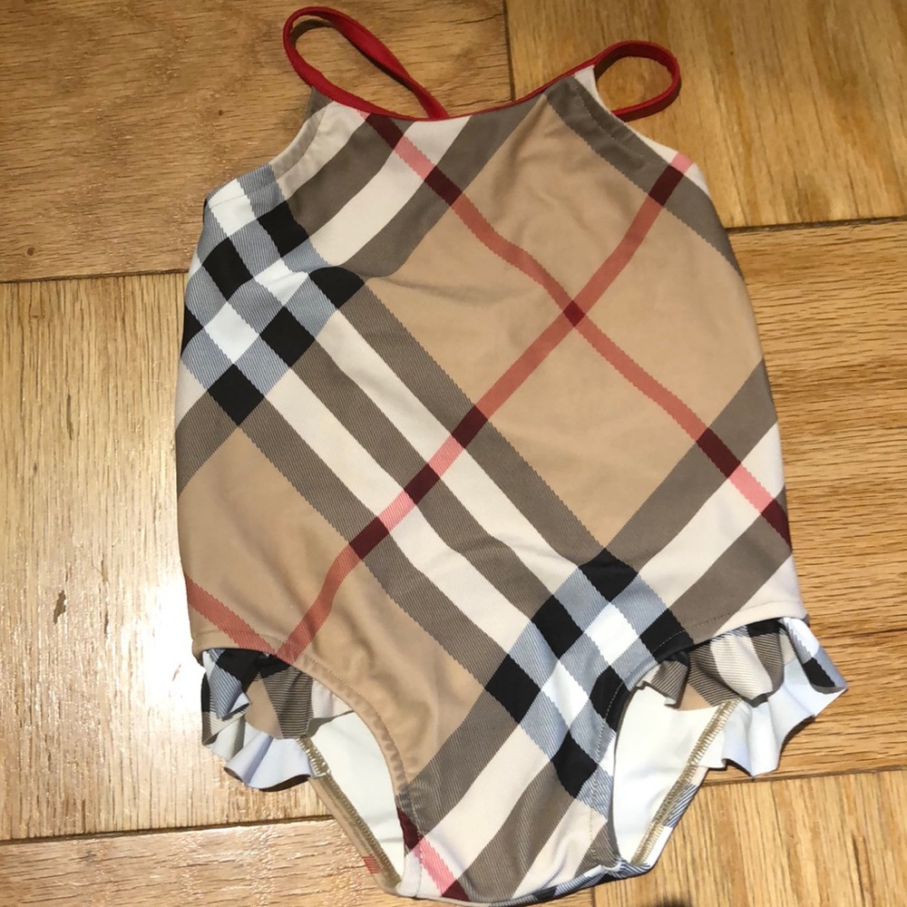 Burberry girls bathing suit - size 3- never worn